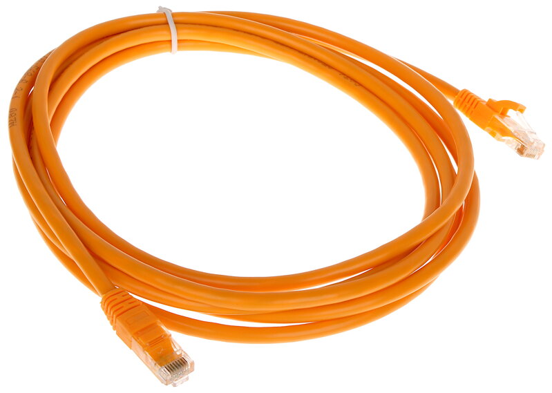 Patchcord RJ45 cat6 3m oranžový