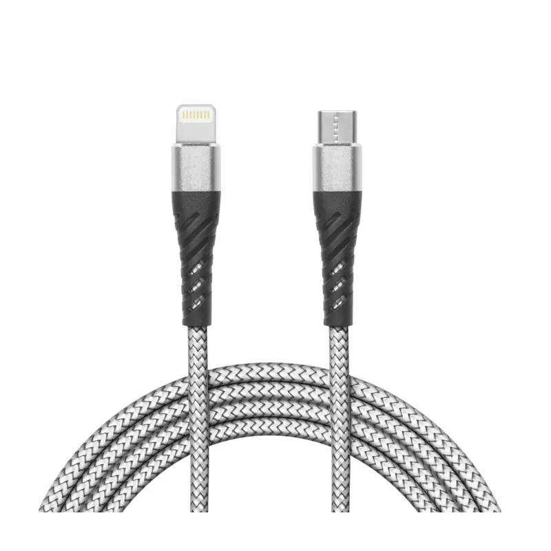 Opletaný kábel USB-C / Lightning 1m