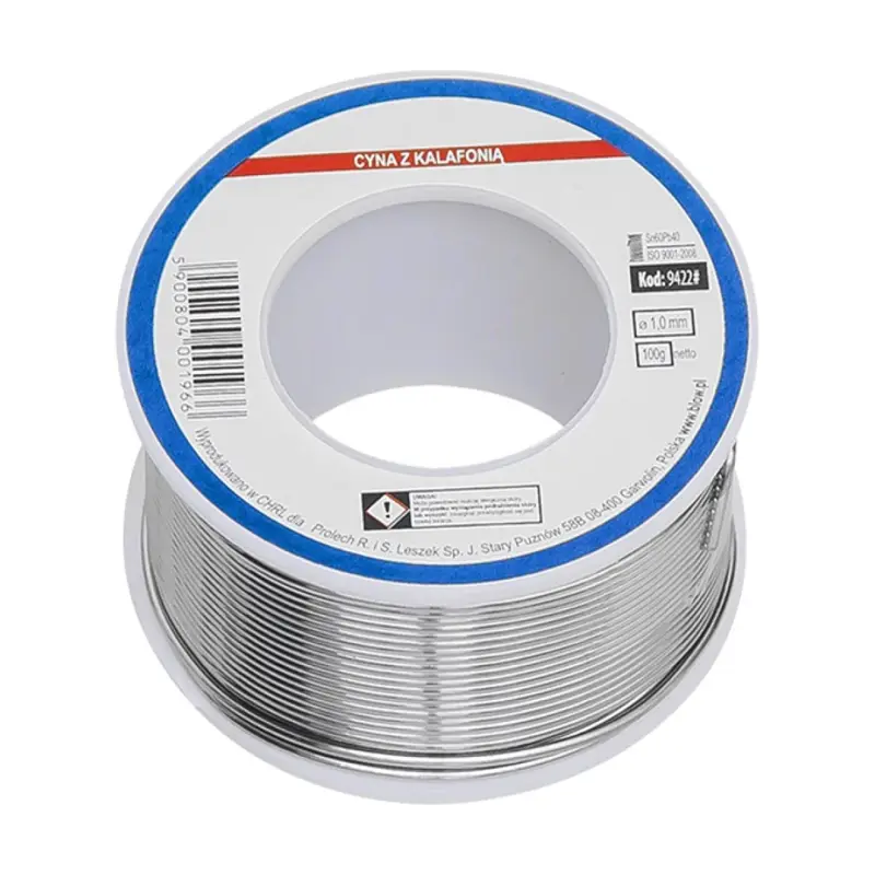 Cín spájkovací 1.0 mm/100g, Sn60Pb40, TINOL