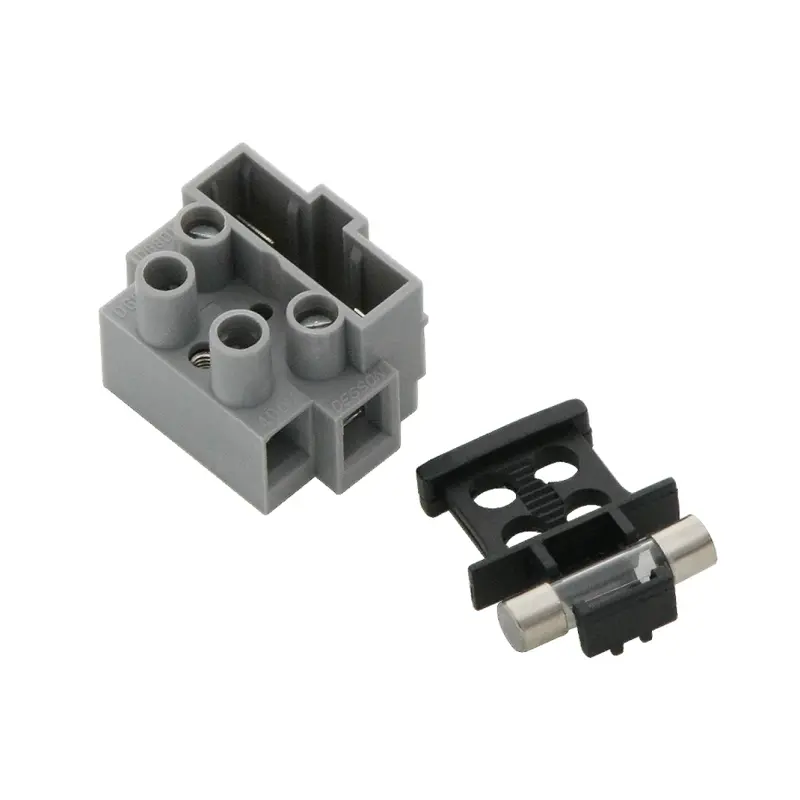 Dvojpólová svorkovnica s poistkou 5x20mm