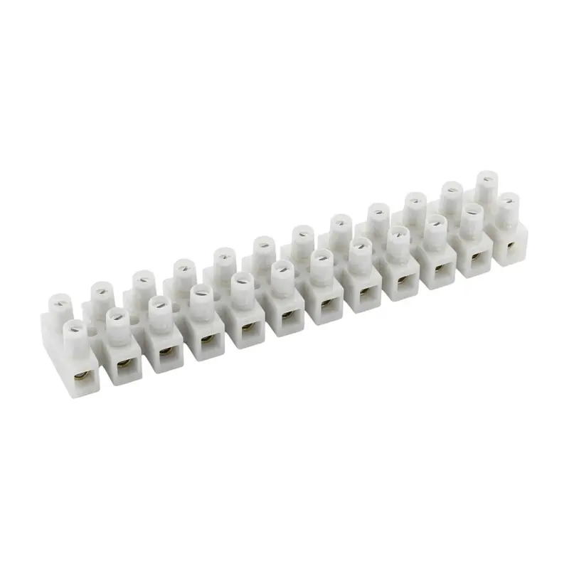 Lámacia svorkovnica 12x4.0mm, biela