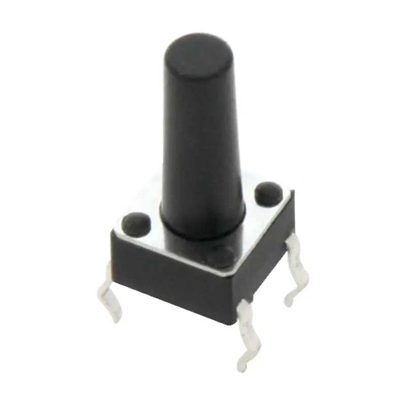 Mikrotlačidlo 4pin, OFF (ON) 6x6 h=17mm