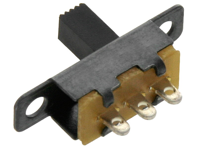 Posuvný prepínač 3pin/2polohy 0.5A 50V Posuvný prepínač 3pin/2polohy 0.5A 50V