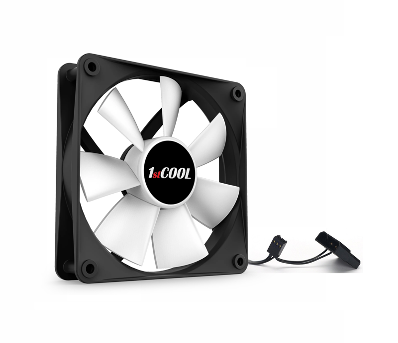 SILENT FAN 120x120mm ventilátor 3pin/Molex, 1stCOOL