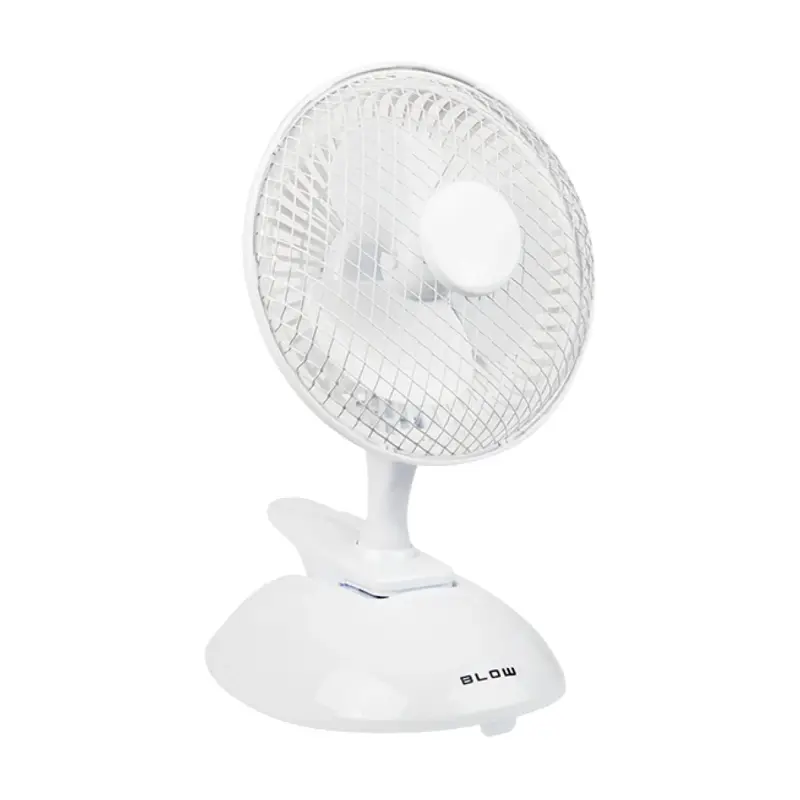 Stolový ventilátor 6" 22W 2v1 so štipcom, biely