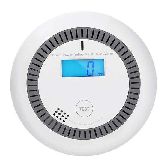 Solight detektor spalín CO + alarm, 85dB, 3x AAA batéria