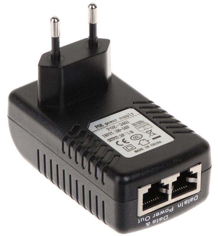 POE napájací adaptér 24V/1A