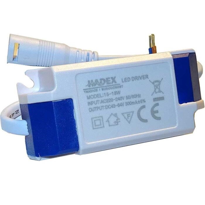 LED driver - zdroj 15-18W 230V/43-64V/300mA LED driver - zdroj 15-18W 230V/43-64V/300mA