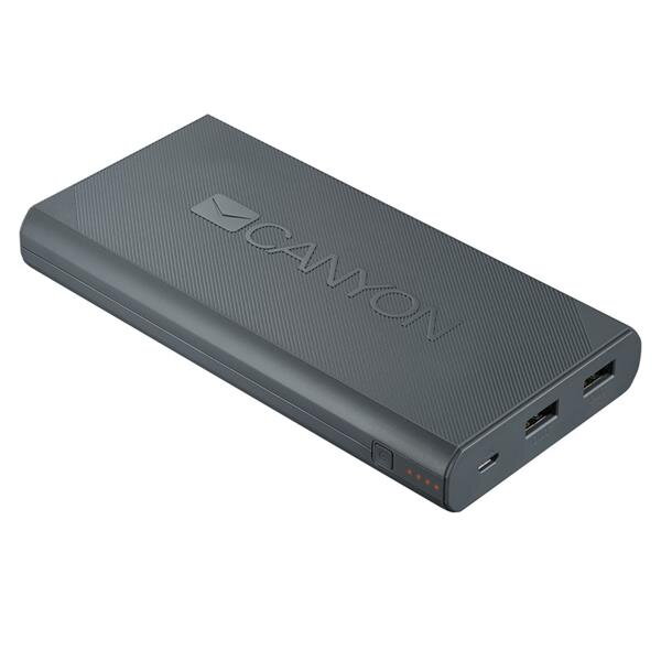 PowerBank Canyon CNE-CPBF160DG 16.000 mAh, výstup 2 x USB PowerBank Canyon CNE-CPBF160DG 16.000 mAh, výstup 2 x USB