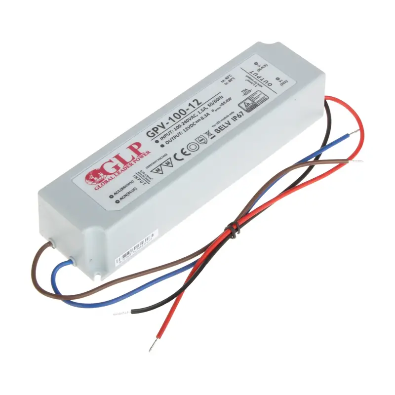 Zdroj pre LED GPV-100-12, 12V/8.3A IP67