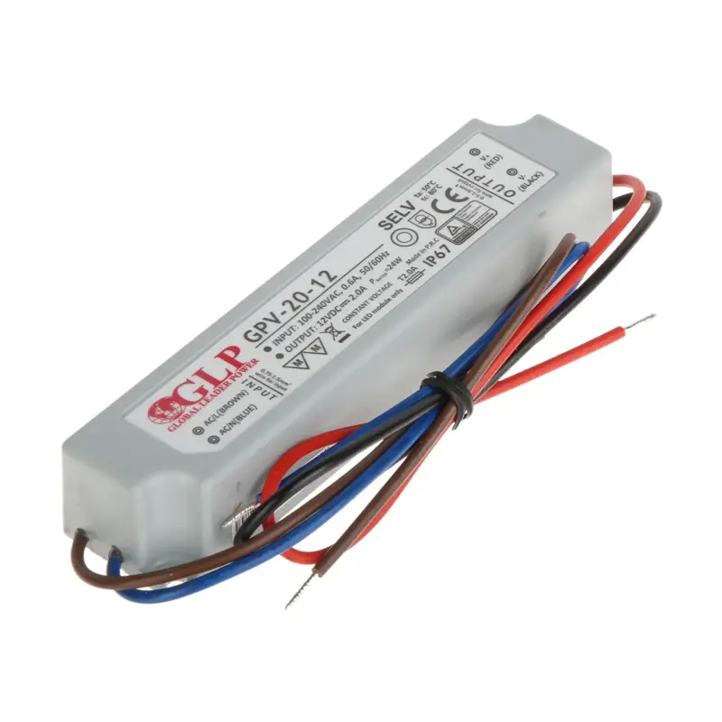 Zdroj pre LED GPV-20-12, 12V/2A 24W IP67