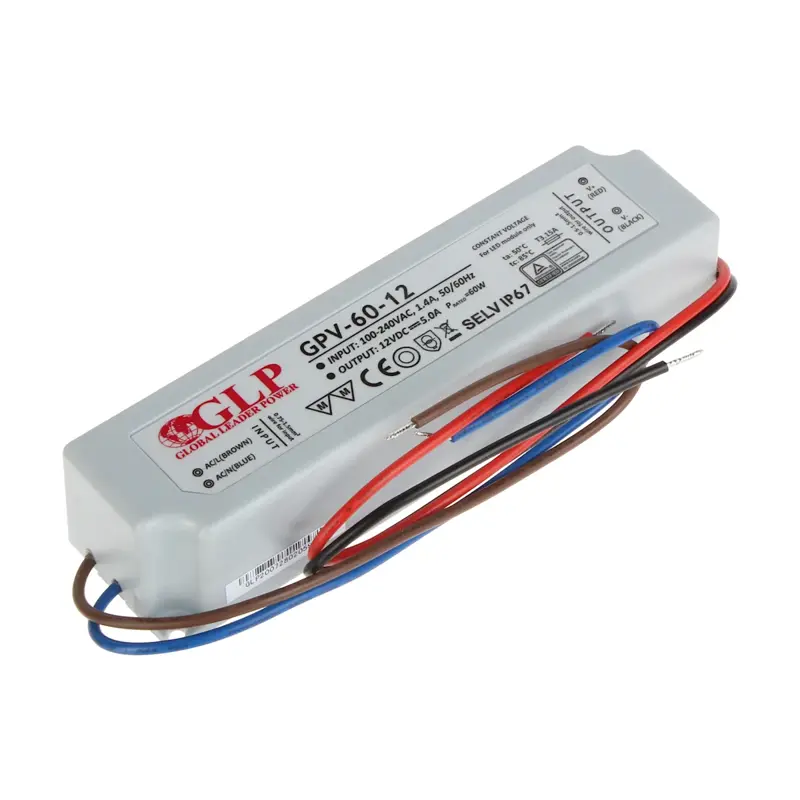 Zdroj pre LED GPV-60-12, 12V/5A 60W IP67