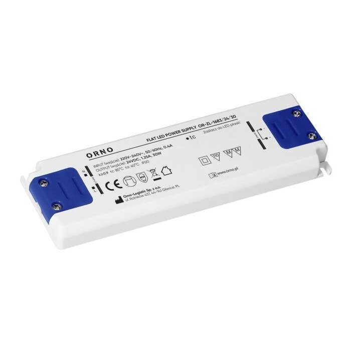 Napájací zdroj 24V 30W IP20 svorkovnica