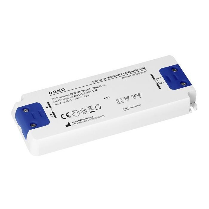 Napájací zdroj 24V 50W IP20 svorkovnica