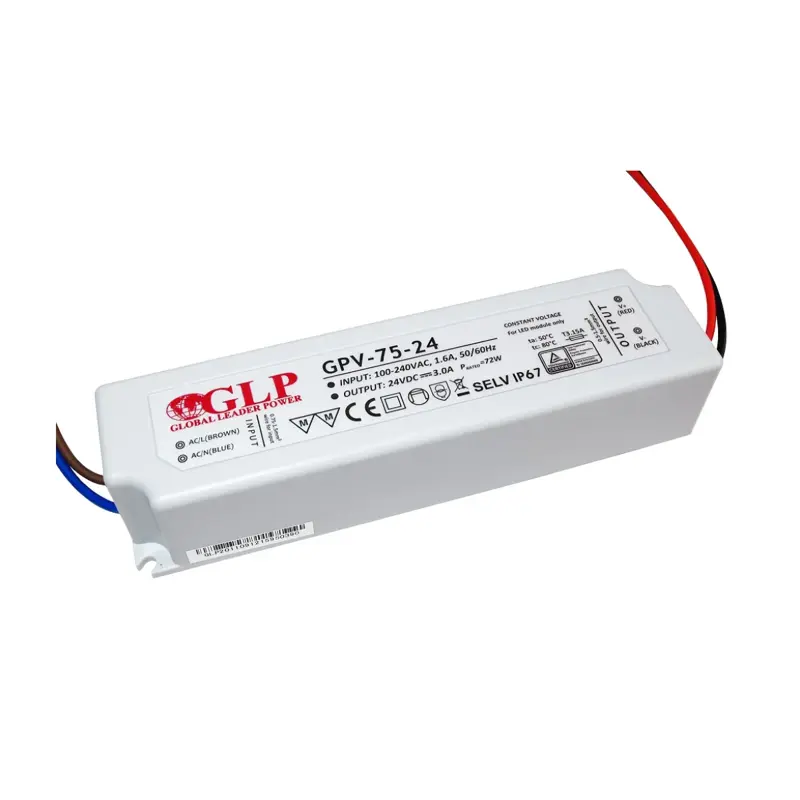 Zdroj pre LED GPV-75-24, 24V/3A 72W IP67