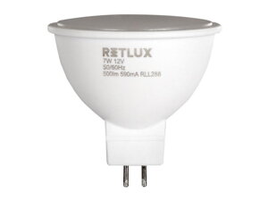 LED žiarovka GU5,3 7W SPOT biela teplá RETLUX RLL 288