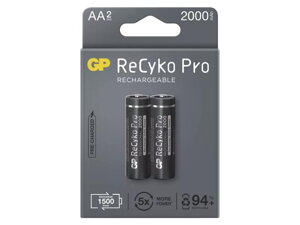 Nabíjacie batérie AA (R6) 1,2V/2000mAh GP Recyko Pro 2ks
