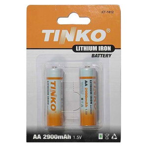 Lítiové batérie AA R6 1,5V/2900mAh TINKO
