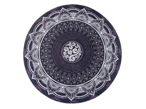 Podložka na jogu Mandala Black okrúhla 70cm
