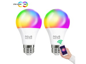 Smart sada LED žiaroviek E27 9W RGB NOUS P3/2 WiFi Tuya