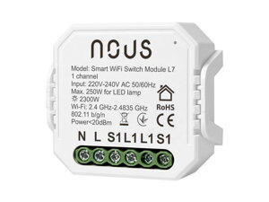 Smart kontrolér NOUS L7 1-kanálový WiFi Tuya