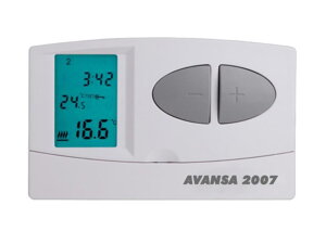 Programovateľný týždenný termostat AVANSA 2007