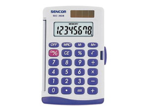 Kalkulačka SENCOR SEC 263/8 DUAL