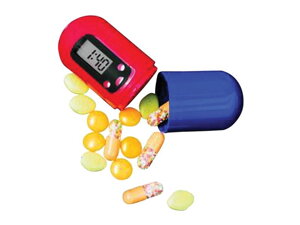Zásobník na lieky PB01 s časovačom a alarmom