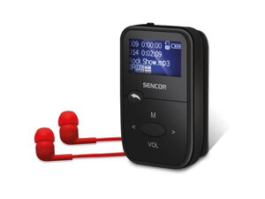 Prehrávač MP3 SENCOR SFP 4408 BK 8GB