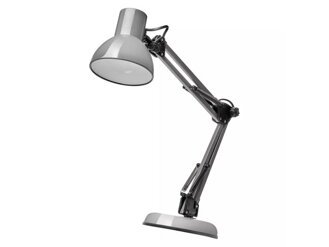 Lampa stolná EMOS Z7609G LUCAS, šedá