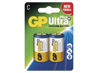 Batéria C (R14) alkalická GP Ultra Plus Alkaline (2ks)