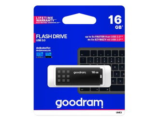 Kľúč USB 3.0 GOODRAM 16GB čierna
