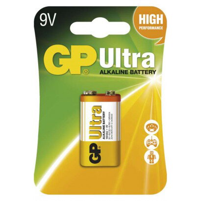 Batéria 6F22 (9V) alkalická GP Ultra Alkaline Batéria 6F22 (9V) alkalická GP Ultra Alkaline
