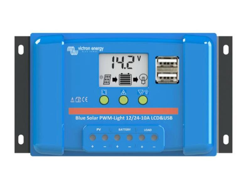 PWM solárny regulátor Victron Energy BlueSolar-LCDUSB 5A LCD a USB 12V / 24V PWM solárny regulátor Victron Energy BlueSolar-LCDUSB 5A LCD a USB 12V / 24V