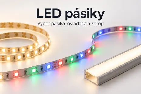LED pásiky – výber pásika, ovládača a napájacieho zdroja