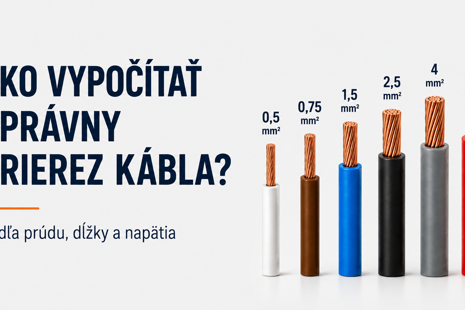 Ako vypočítať správny prierez kábla podľa prúdu, napätia a dĺžky